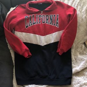 California sweater dress